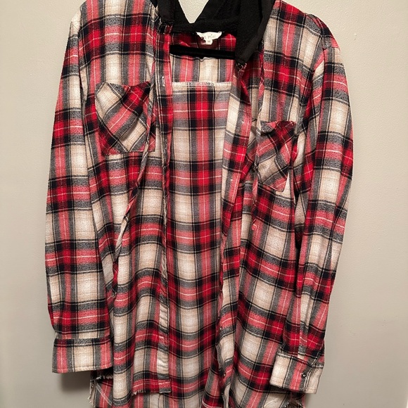 Oversized WILD OAK BOUTIQUE flannel - Picture 1 of 11
